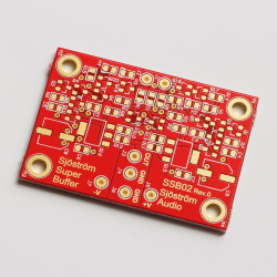 SSB02 Sjöström Super Buffer, top side, unpopulated board.